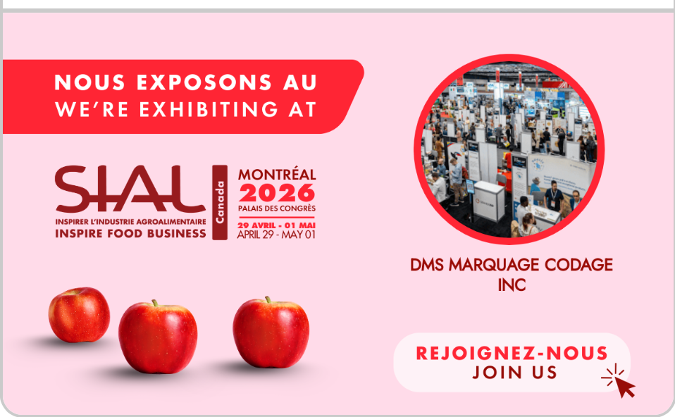 DMS Marquage Codage au SIAL Montréal 2026