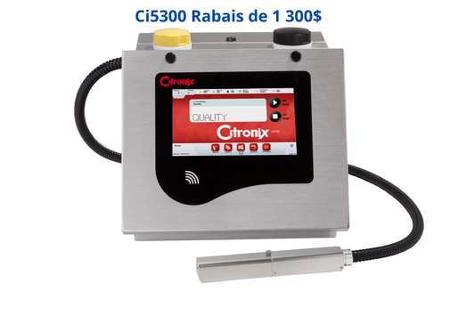 Imprimante jet d’encre continu (CIJ) industrielle – Ci5300 Rabais de 1 300$-Valide jusqu'au 15 mai 2026