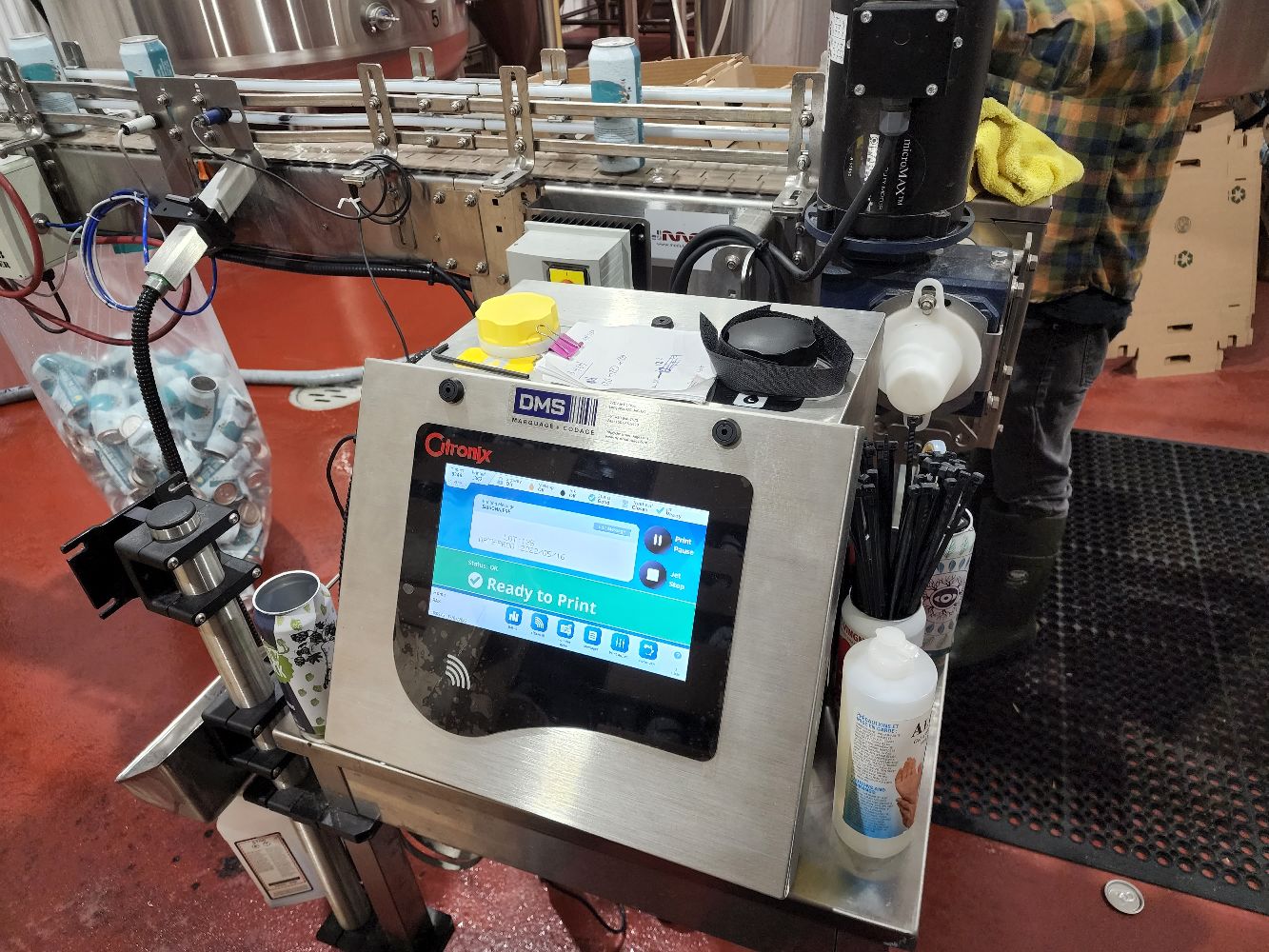 Imprimante jet d’encre continu (CIJ) industrielle – Citronix série ci5000